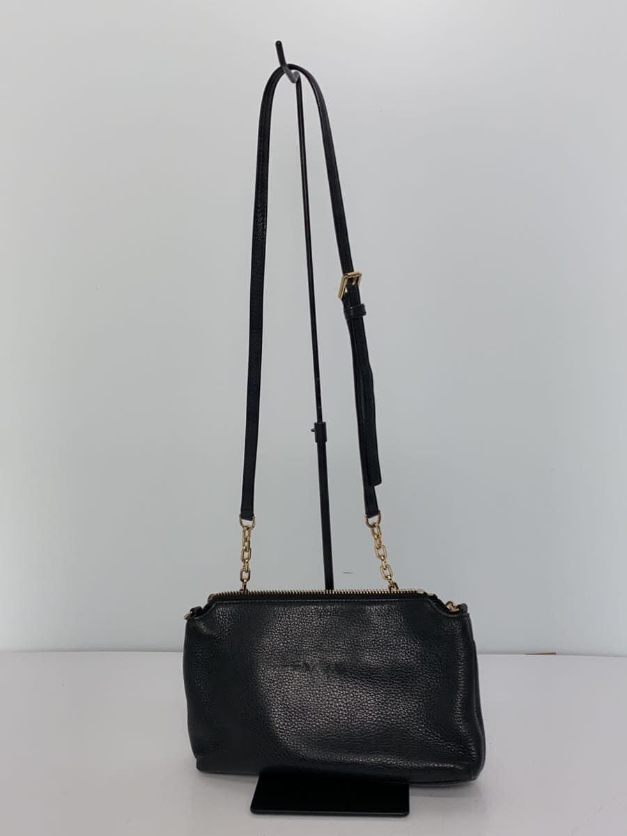 TORY BURCH Shoulder Bag Leather BLK 3