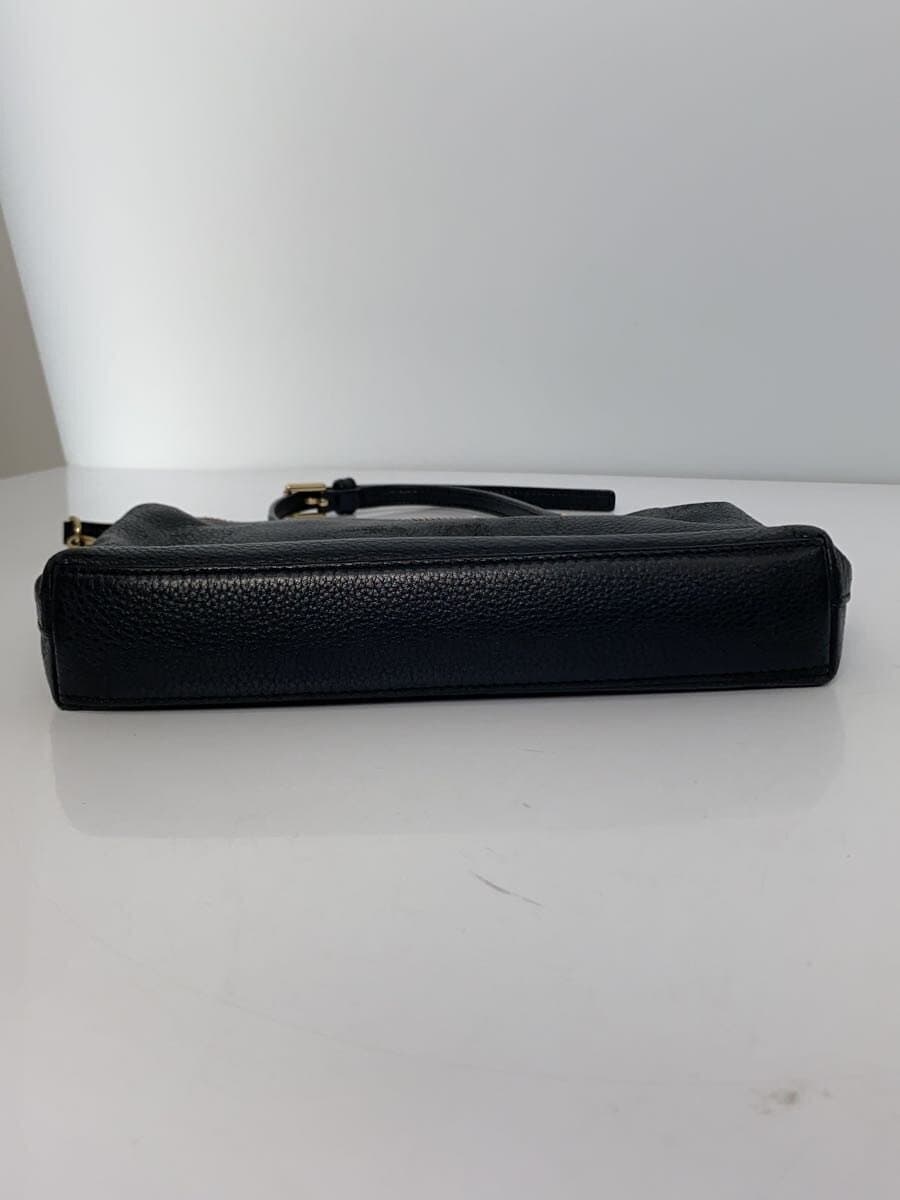 TORY BURCH Shoulder Bag Leather BLK 4