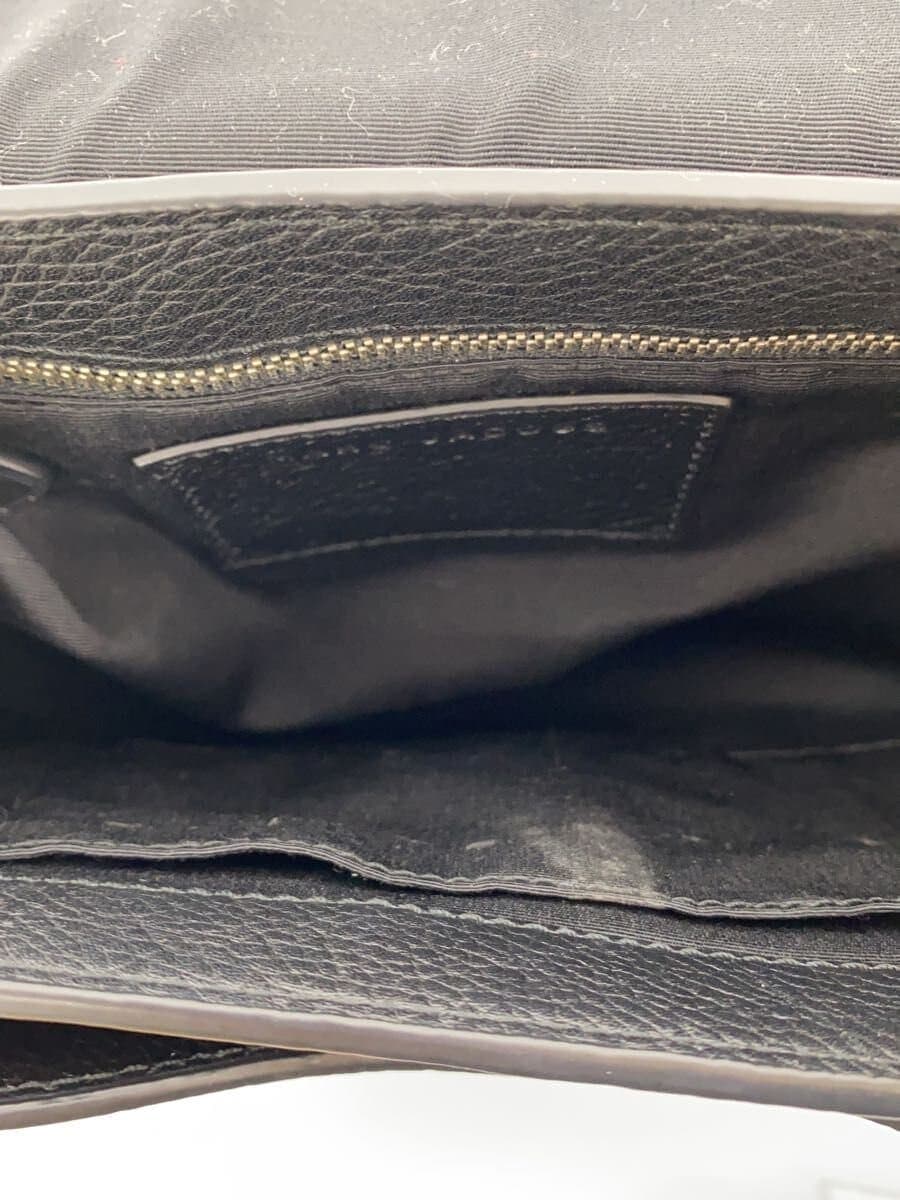 MARC JACOBS Shoulder Bag Leather BLK 6