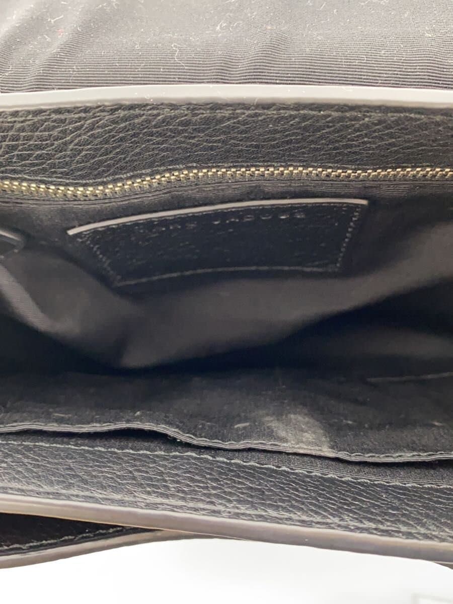 MARC JACOBS Shoulder Bag Leather BLK 6
