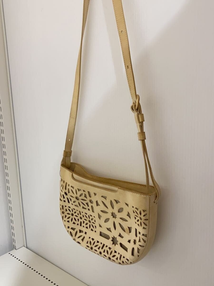 GENTEN Shoulder Bag Leather CRM Solid 2