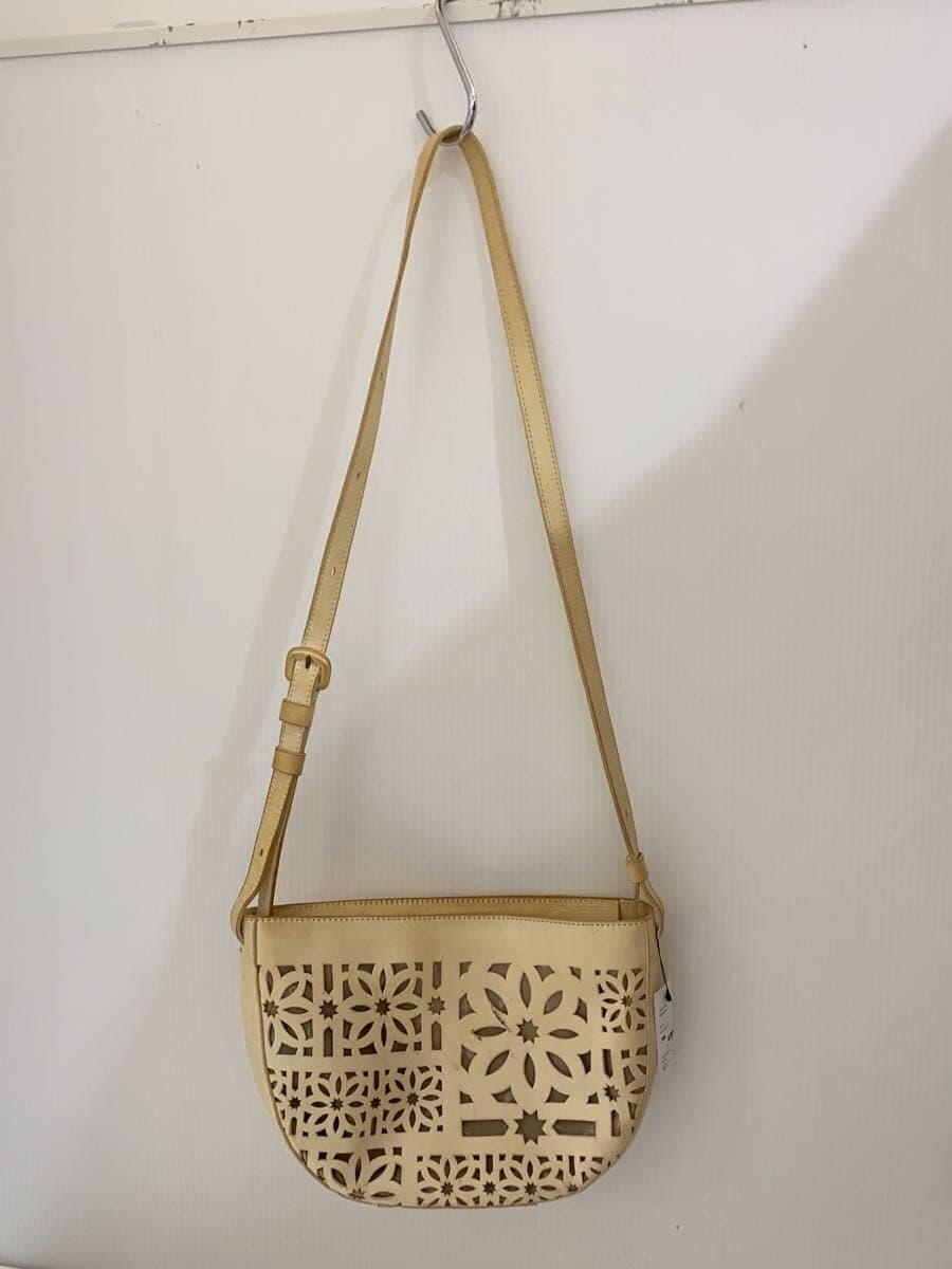 GENTEN Shoulder Bag Leather CRM Solid 3