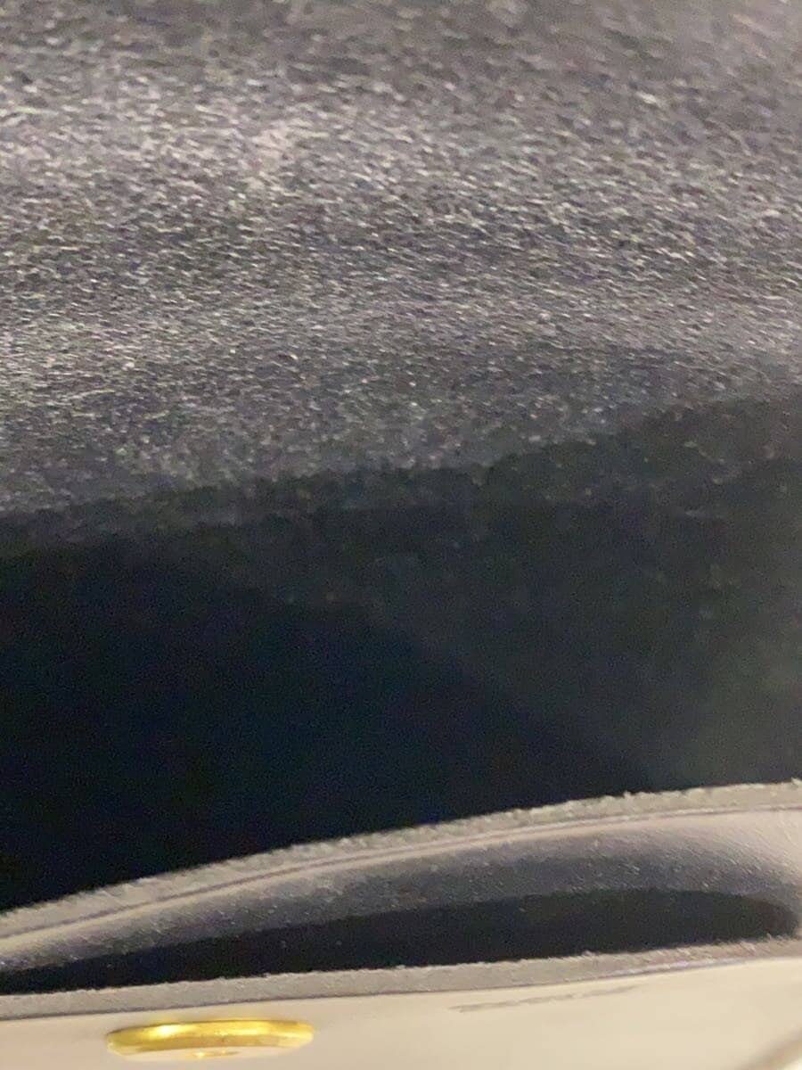 HERZ Pochette Shoulder Bag Leather BLK Solid 6