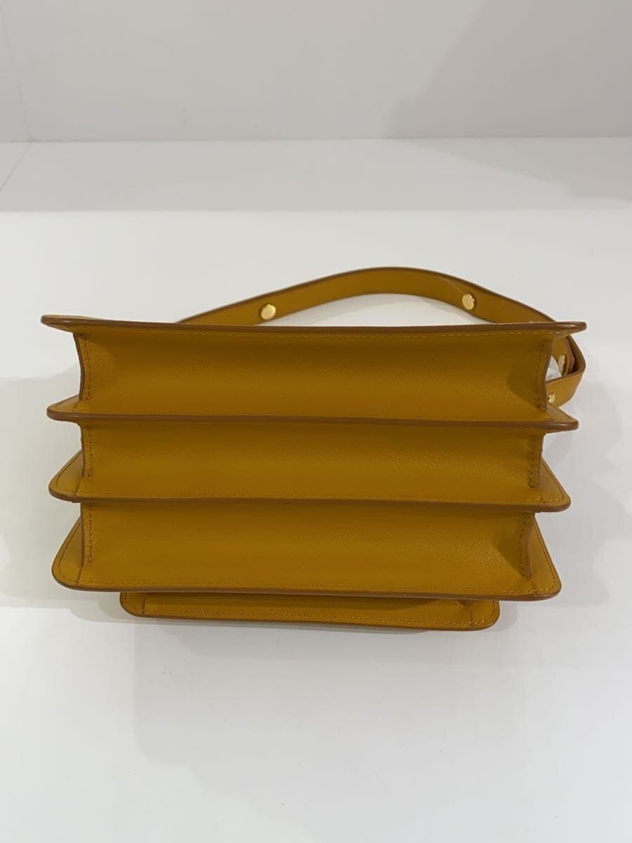 MARNI Shoulder Bag Leather YLW SBMPN09U07LV520Z390W TRUNK 4