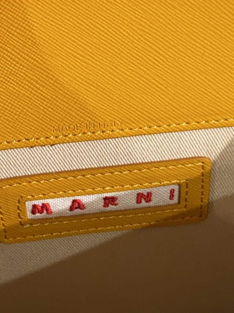 MARNI Shoulder Bag Leather YLW SBMPN09U07LV520Z390W TRUNK 5
