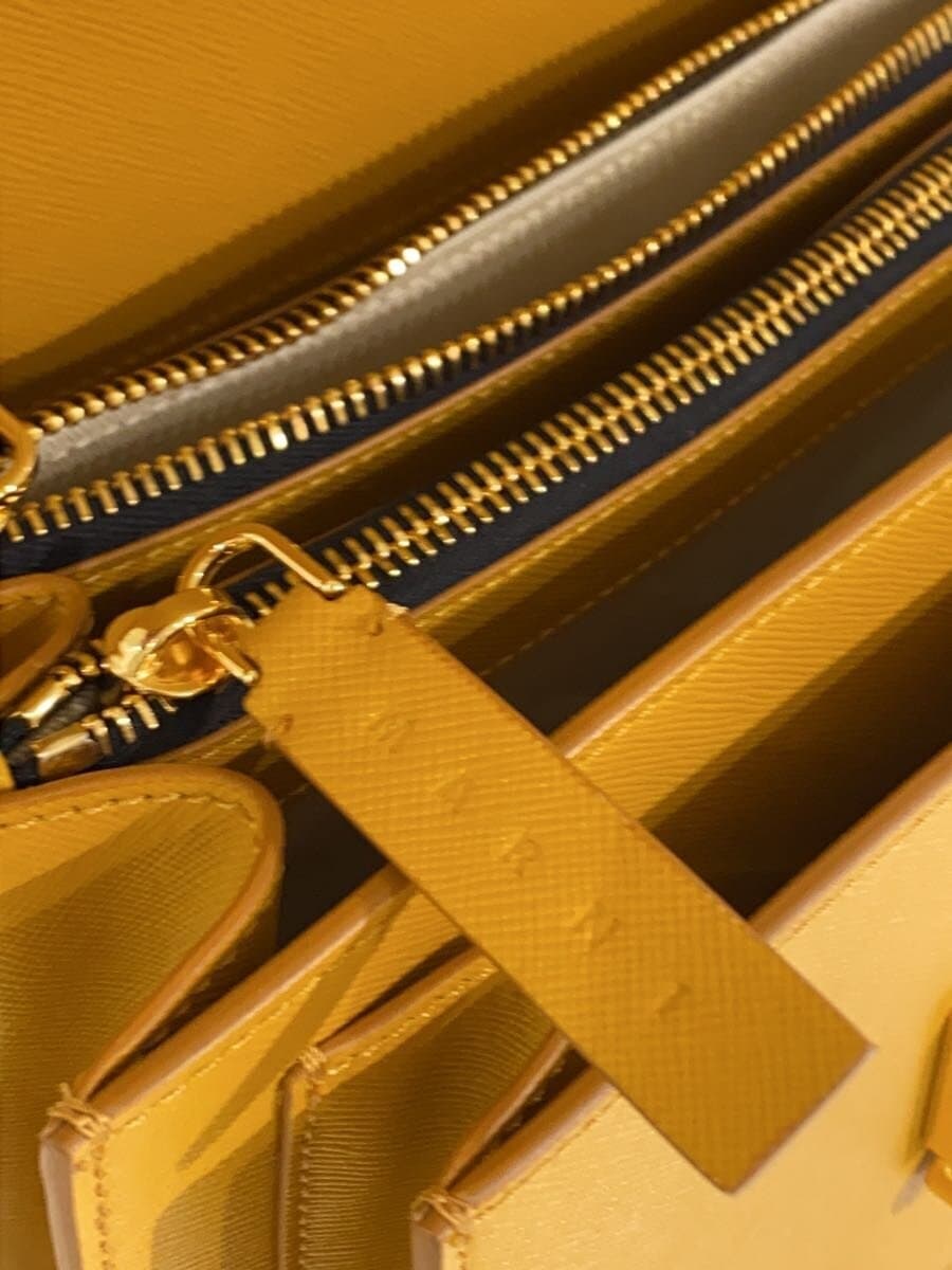 MARNI Shoulder Bag Leather YLW SBMPN09U07LV520Z390W TRUNK 7