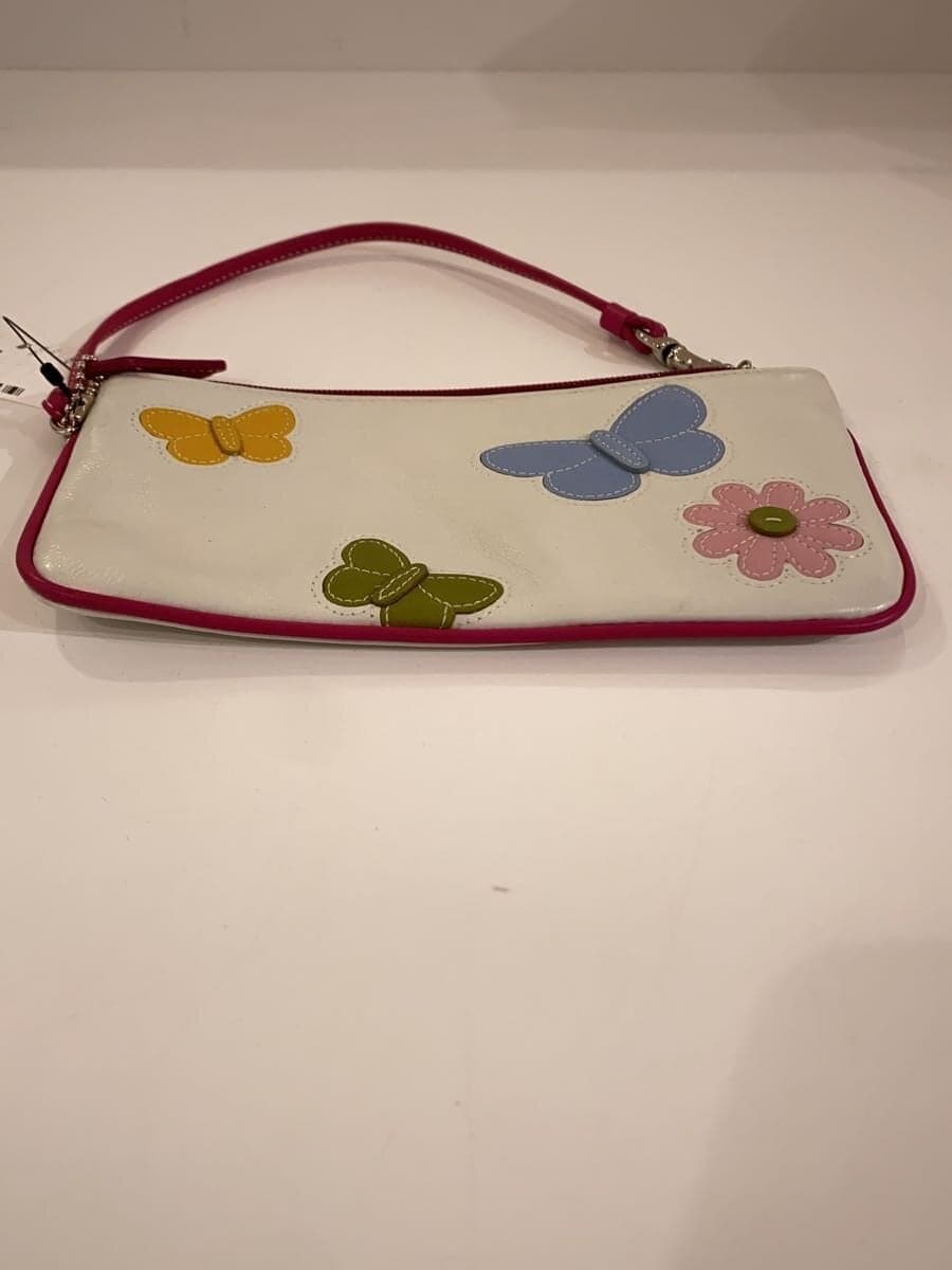 COACH Butterfly Pouch WHT 4