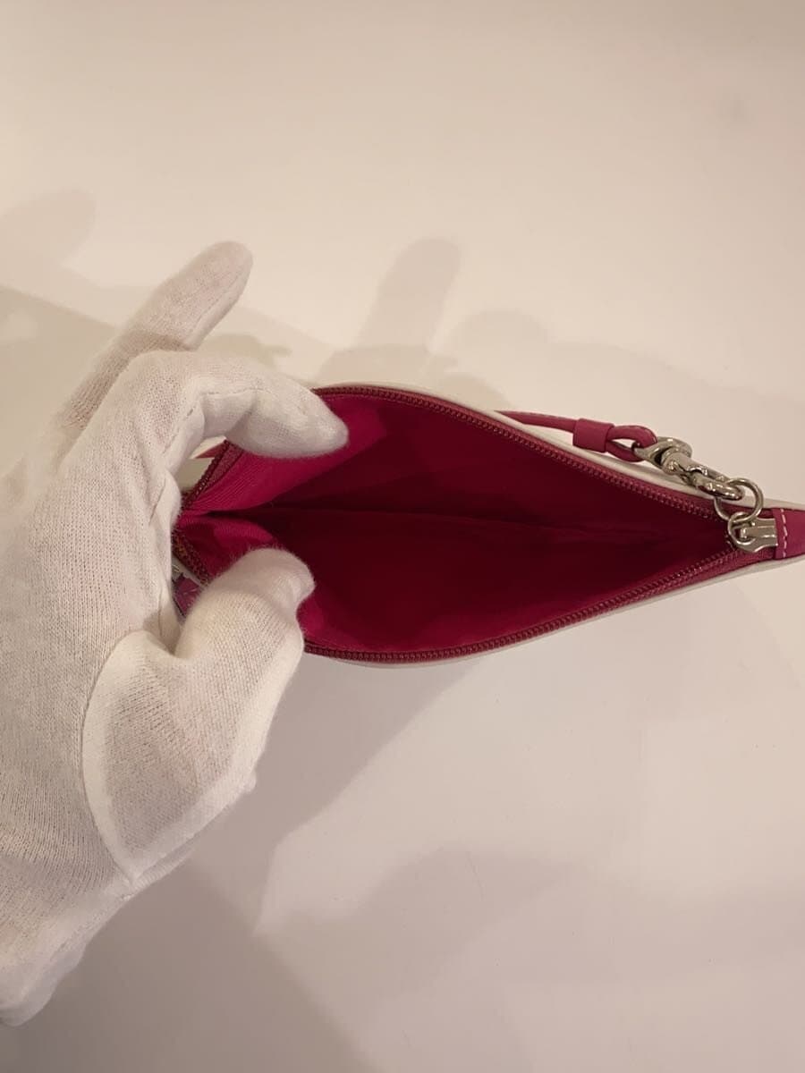 COACH Butterfly Pouch WHT 5