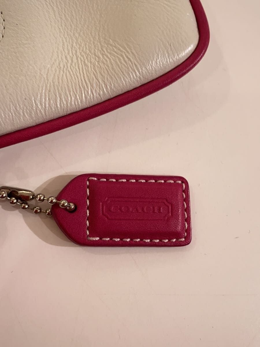 COACH Butterfly Pouch WHT 6