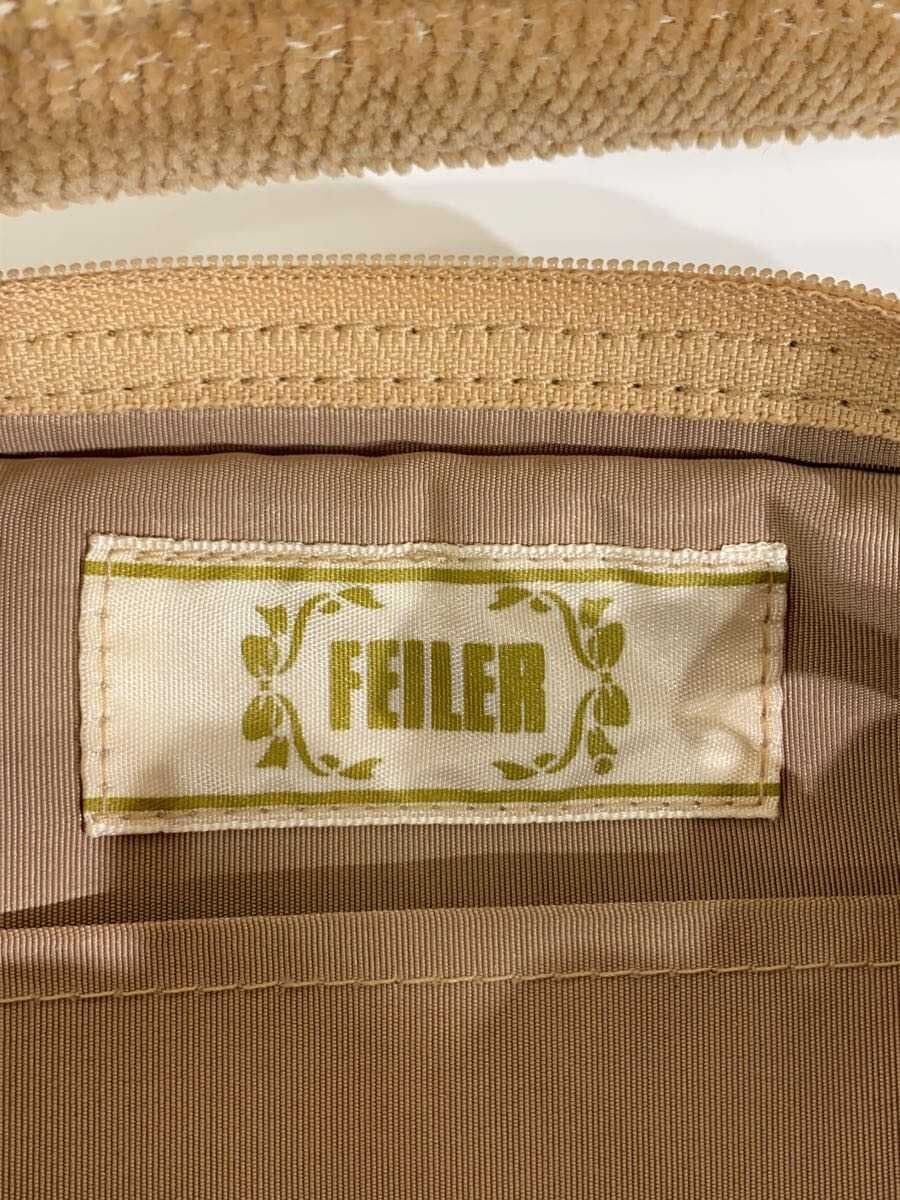 FEILER Chenille Weave Bag GRN Floral 5