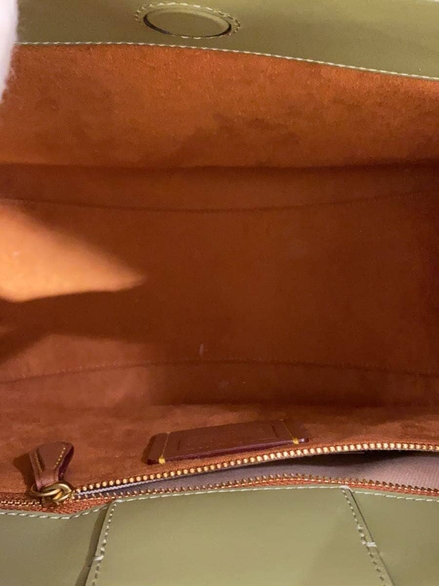 COACH tote bag leather GRN plain CR684 Ace Tote 35 4