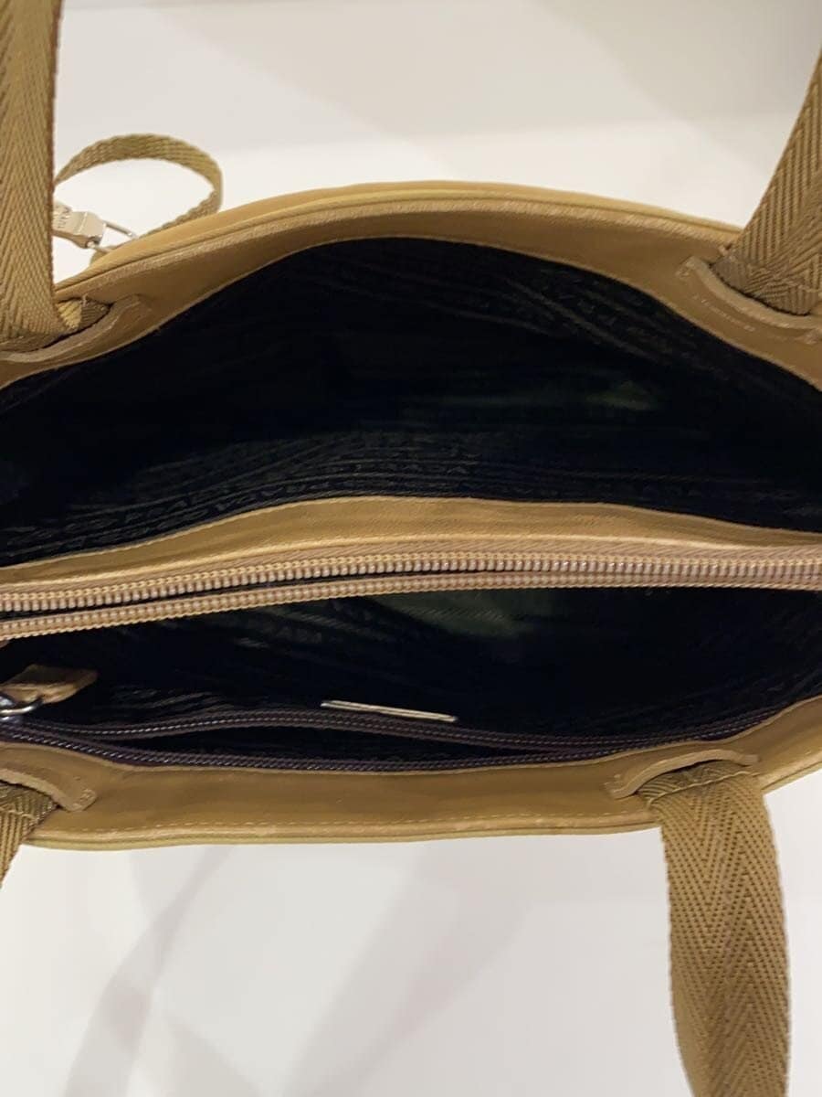 PRADA Tote Bag Nylon BEG 6