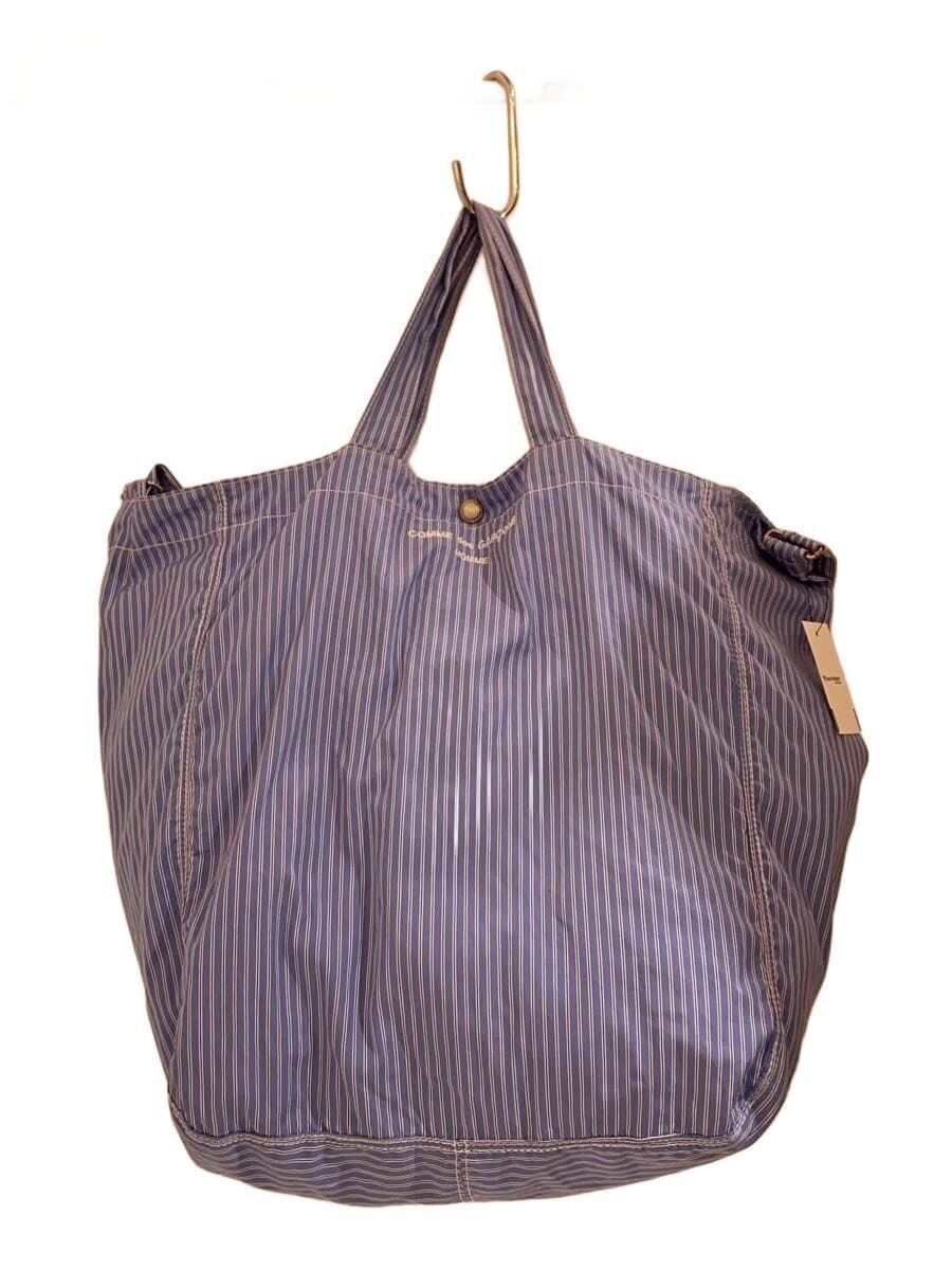 COMME des GARCONS HOMME 2WAY Bag Cotton Blue Stripe HM-K 204