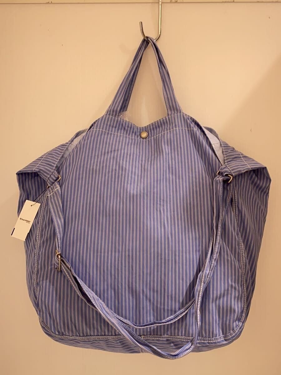 COMME des GARCONS HOMME 2WAY Bag Cotton Blue Stripe HM-K 204 2
