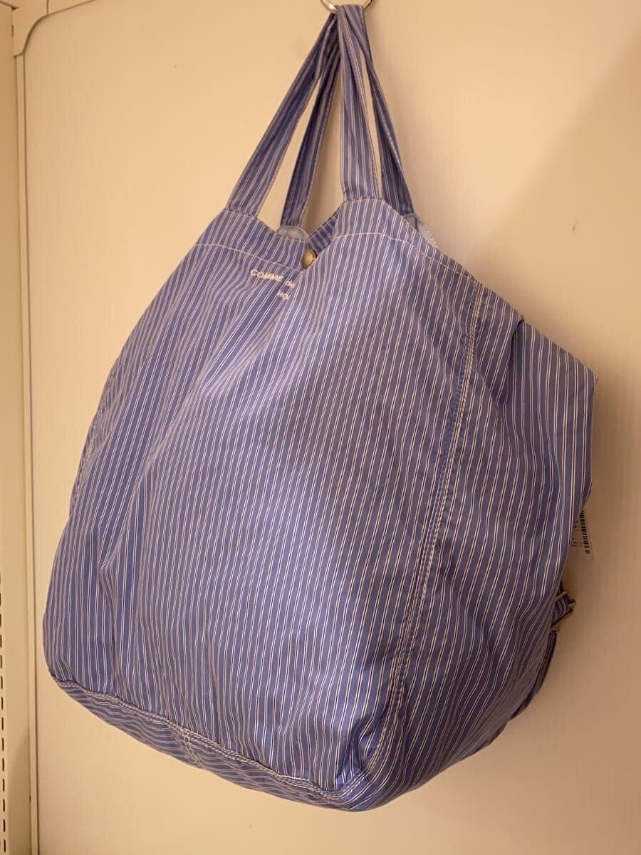 COMME des GARCONS HOMME 2WAY Bag Cotton Blue Stripe HM-K 204 3