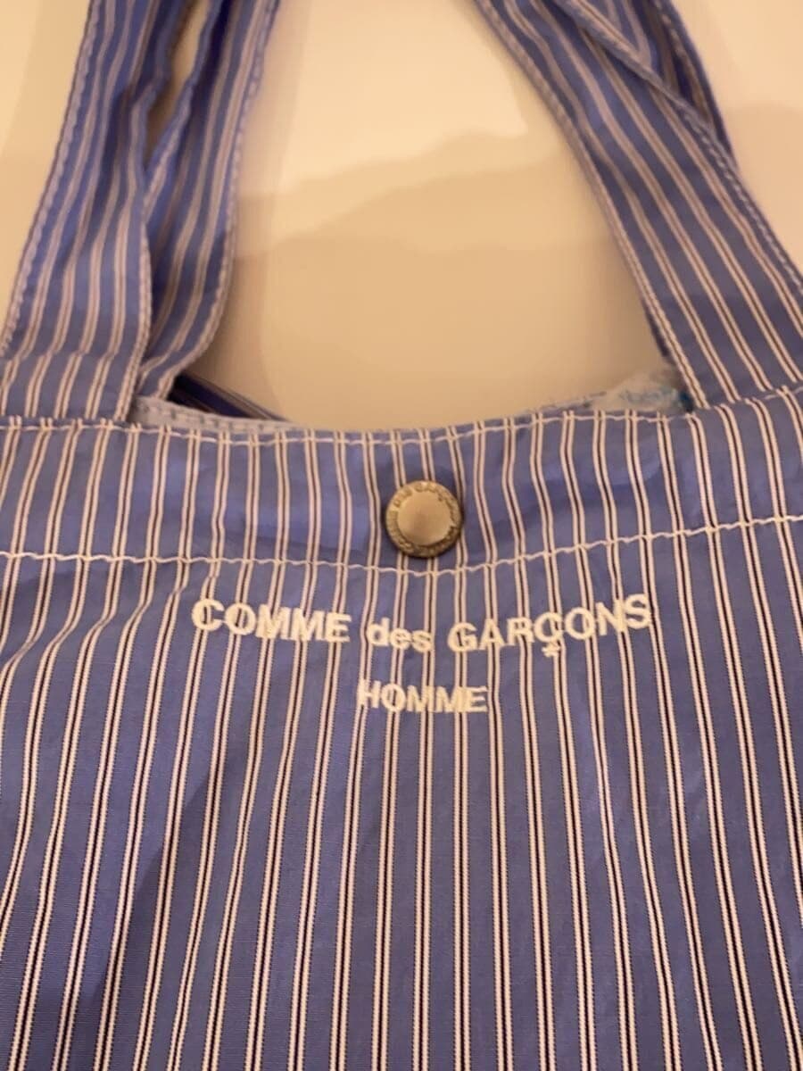 COMME des GARCONS HOMME 2WAY Bag Cotton Blue Stripe HM-K 204 5