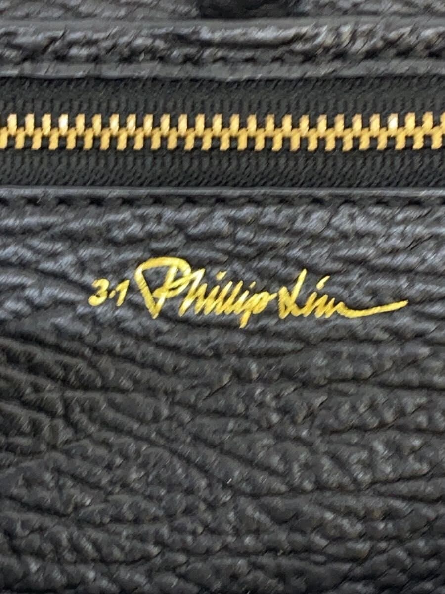 3.1 Phillip Lim Tote Bag Leather BLK Solid 5