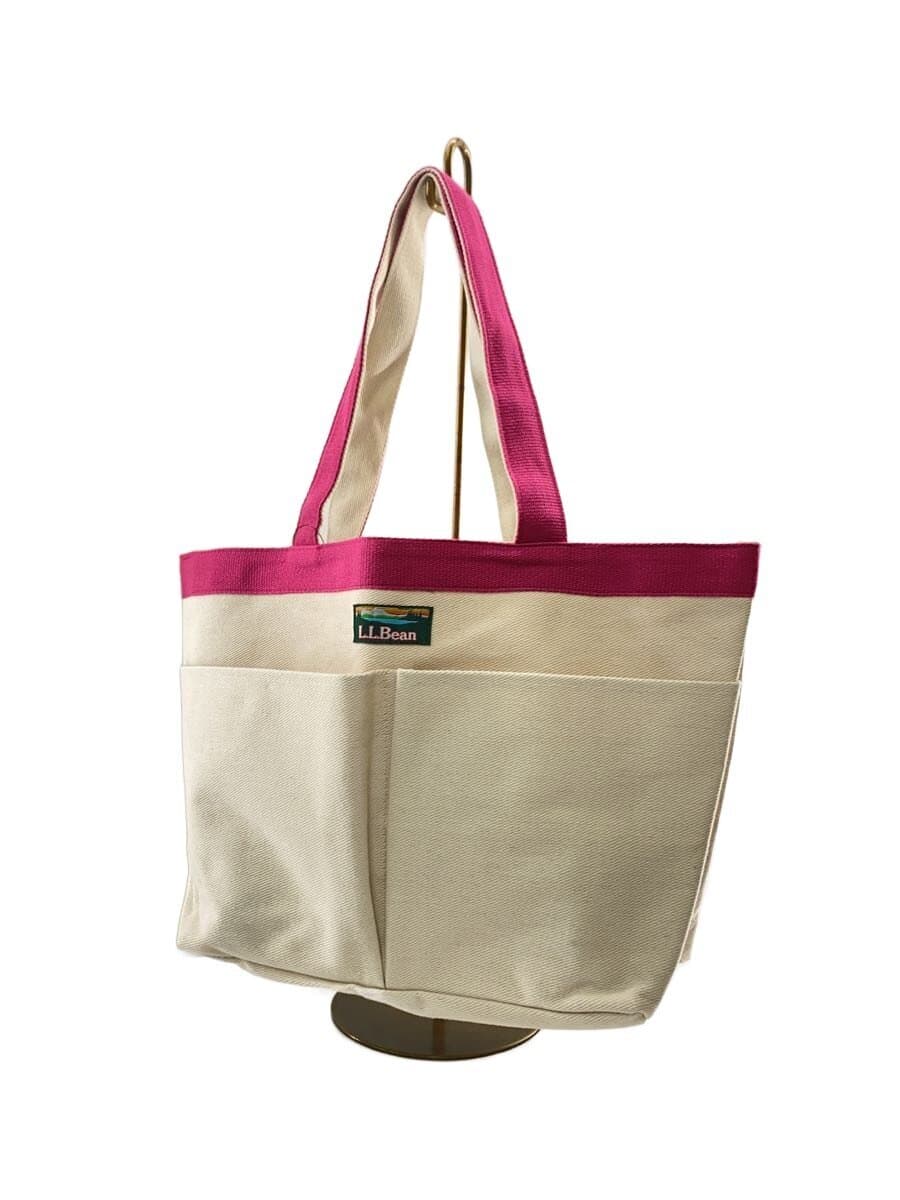 L.L.Bean Tote Bag Cotton CRM Solid 2