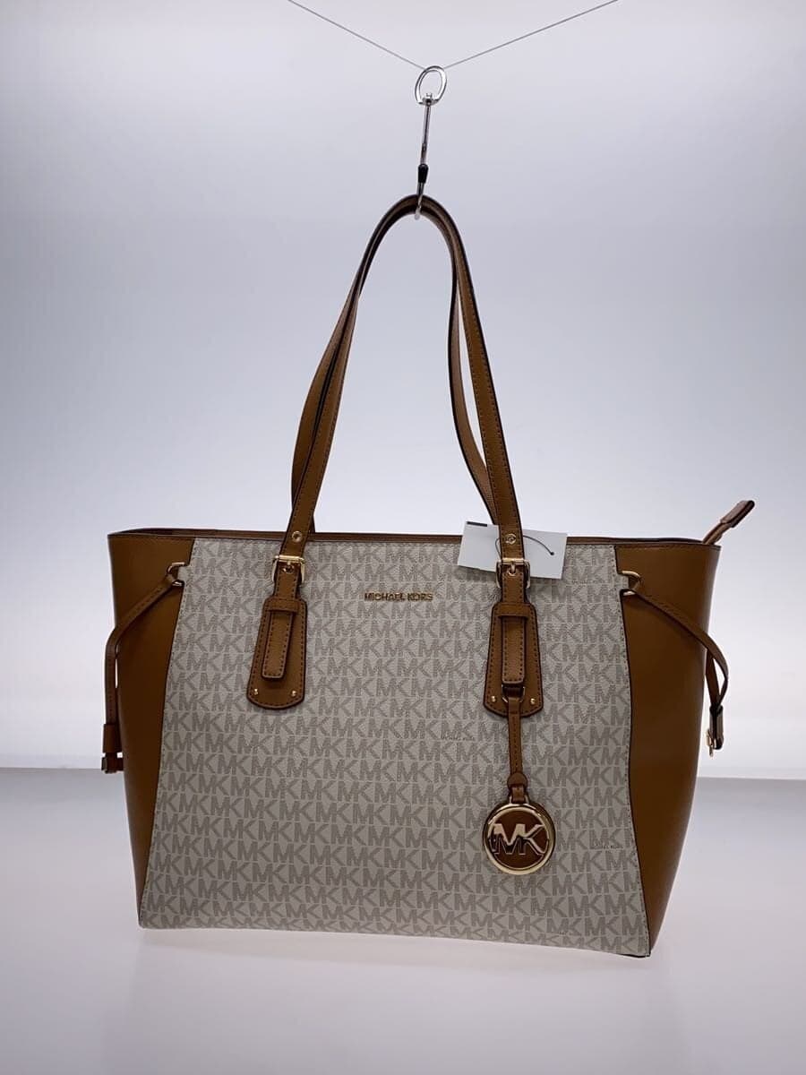 MICHAEL KORS VOYAGER Tote Bag Leather All-over Pattern 30F8GV6T8B