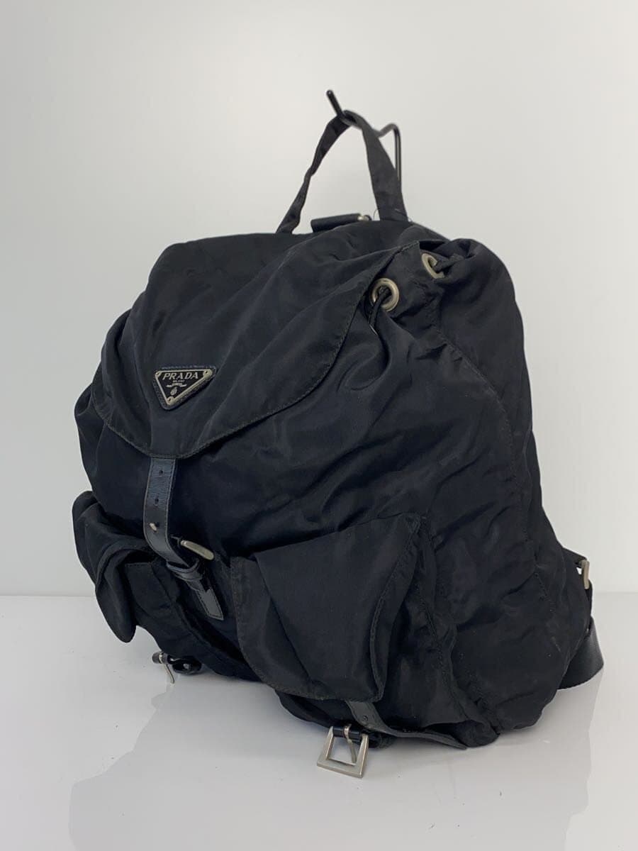 PRADA Backpack Nylon BLK 2