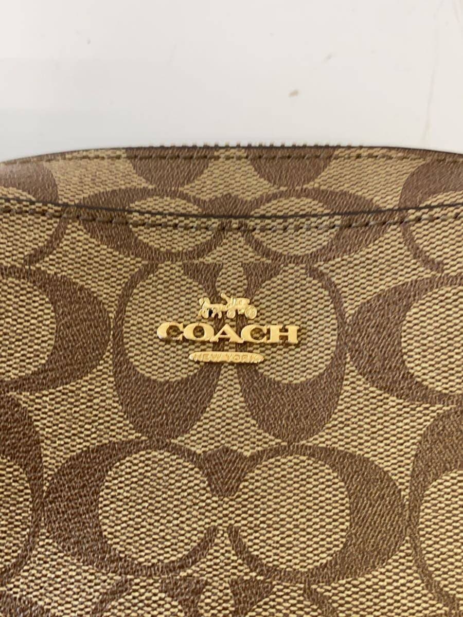 COACH Mini Camera Bag_Signature_Brown Leather PVC BEG All Over Pattern 5