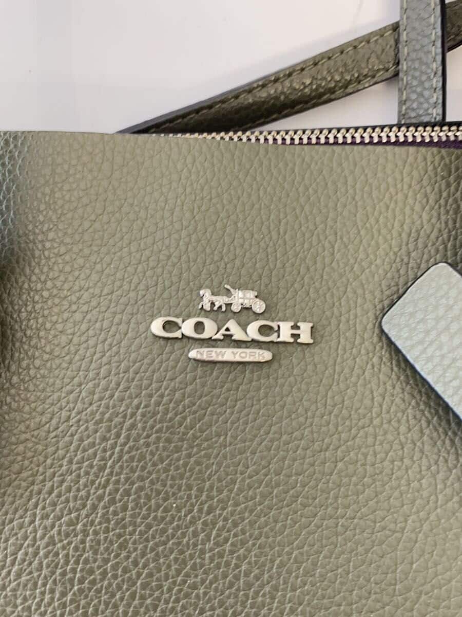 COACH Handbag PVC KHK C2132-C4084 5