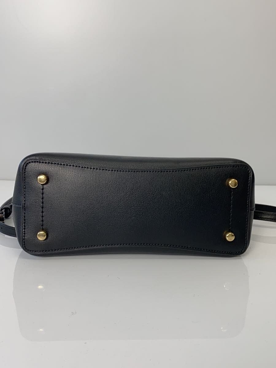 COACH Handbag Leather BLK F73277 4