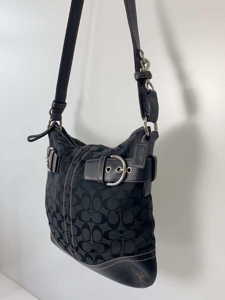 COACH Clutch Bag - All Leather Leather BLK 35930 2