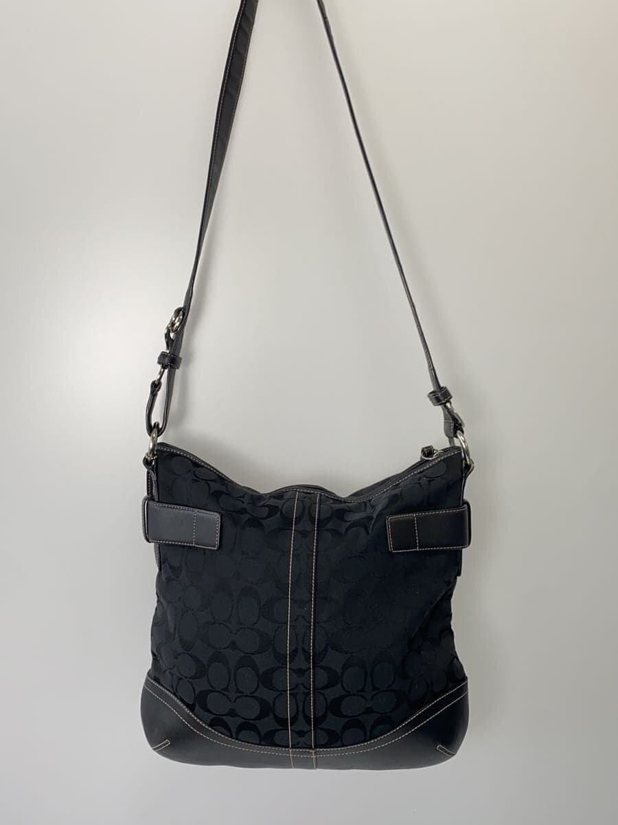 COACH Clutch Bag - All Leather Leather BLK 35930 3