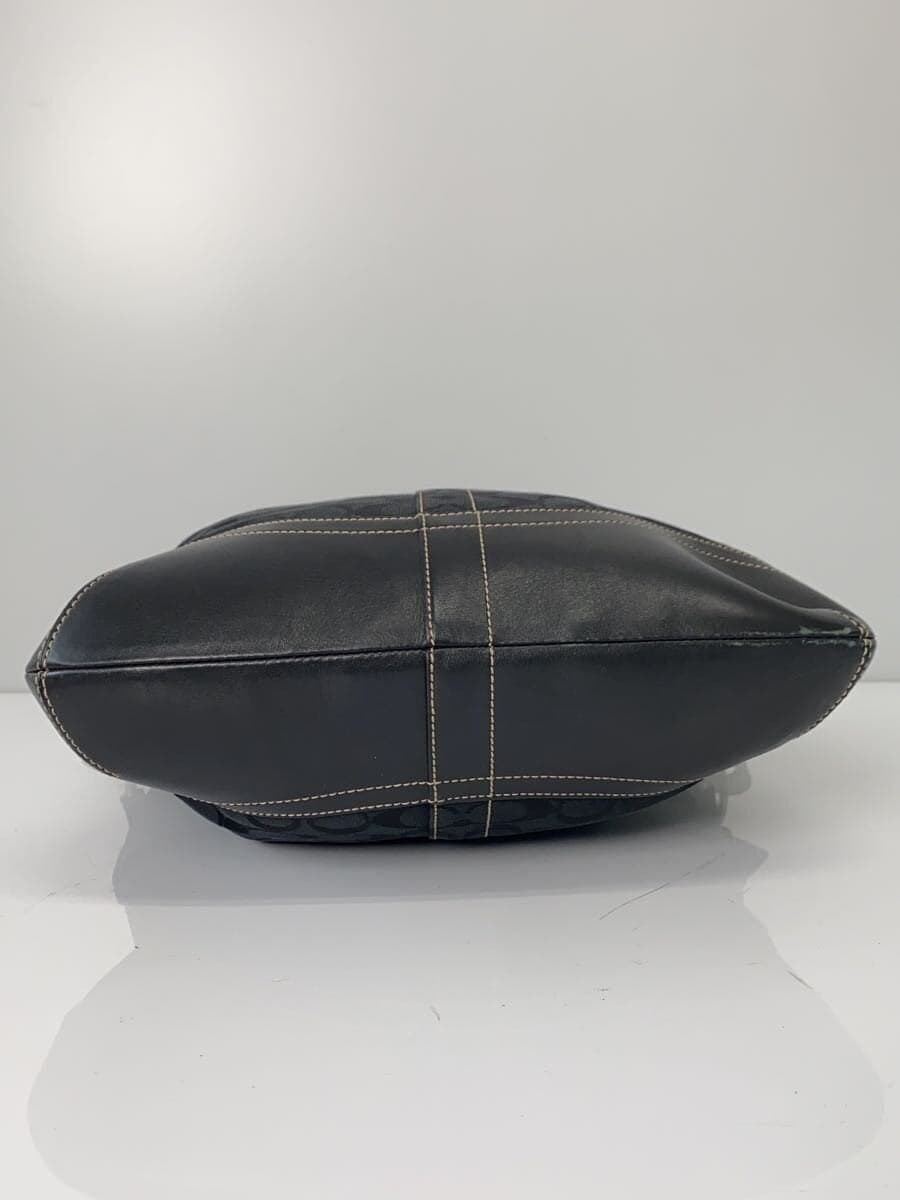 COACH Clutch Bag - All Leather Leather BLK 35930 4
