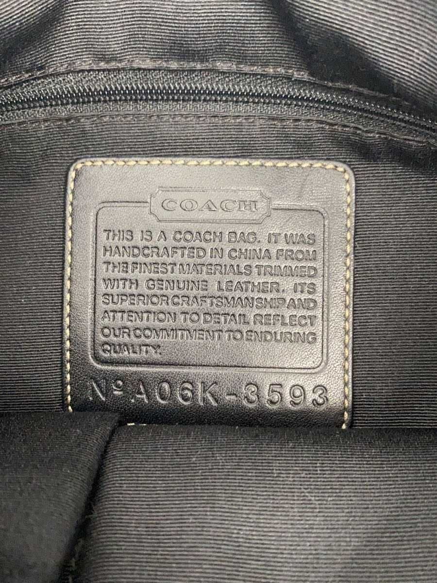 COACH Clutch Bag - All Leather Leather BLK 35930 5