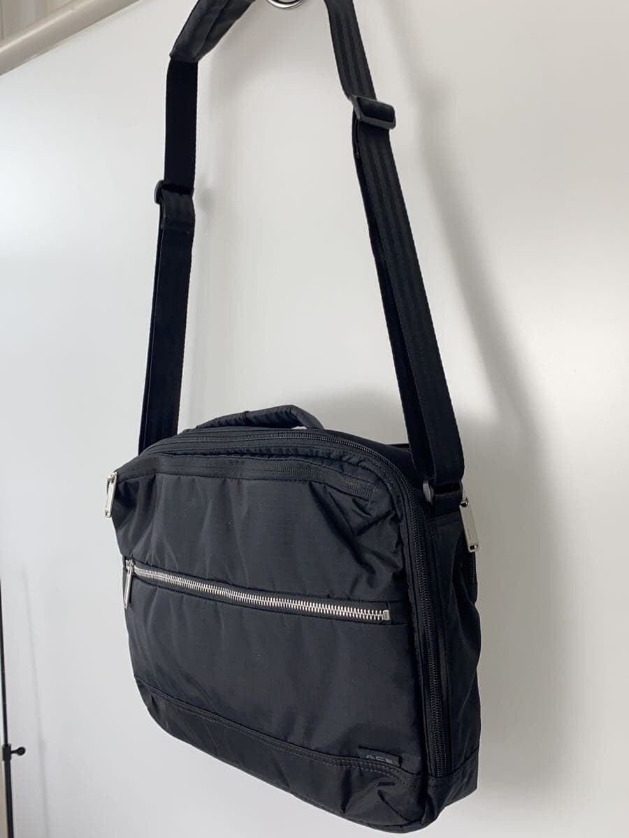 ace. Tote bag Nylon BLK Plain 319-405 2