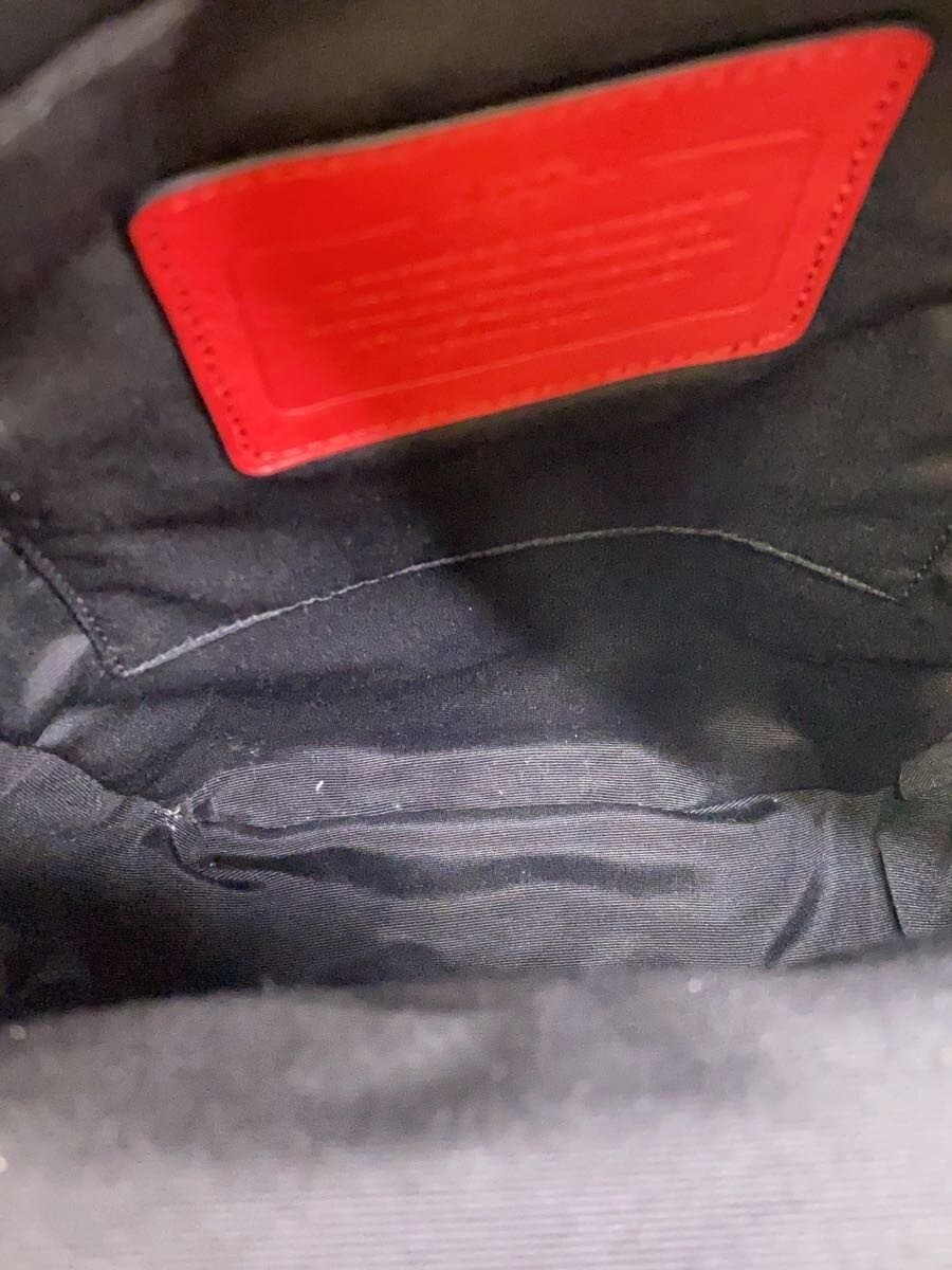 COACH Backpack Leather RED F72043 6