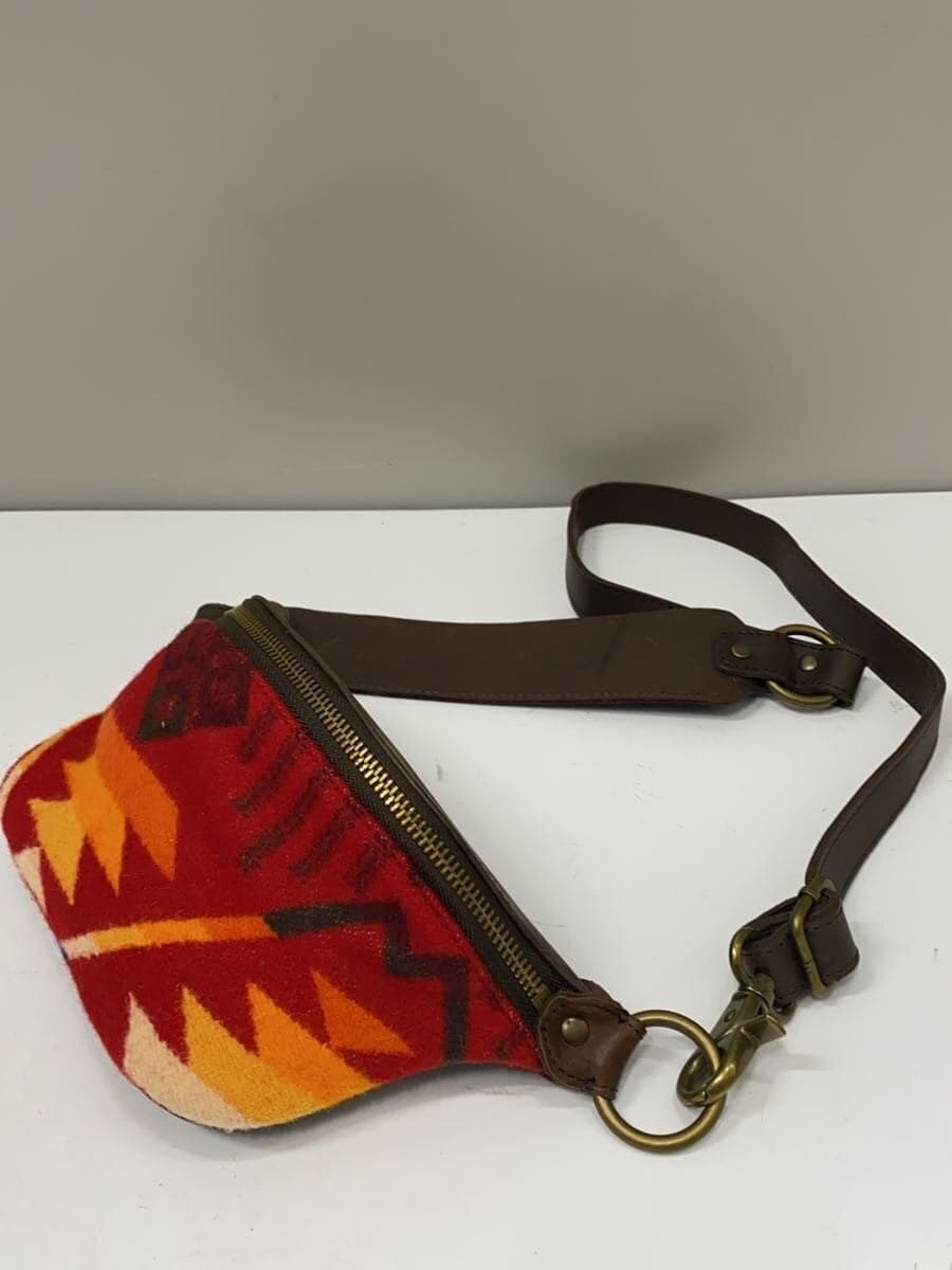 PENDLETON Shoulder Bag Wool RED XZ747-52760 2