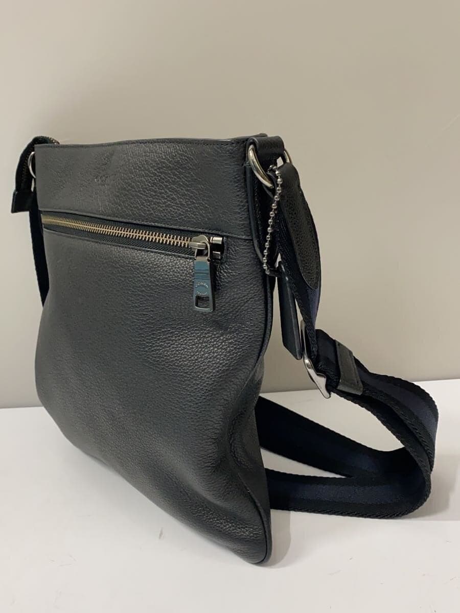 COACH Shoulder Bag Leather BLK 2