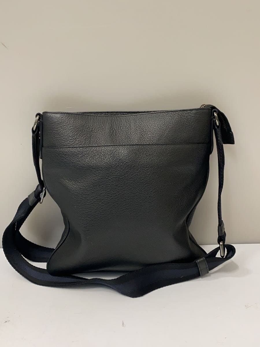 COACH Shoulder Bag Leather BLK 3