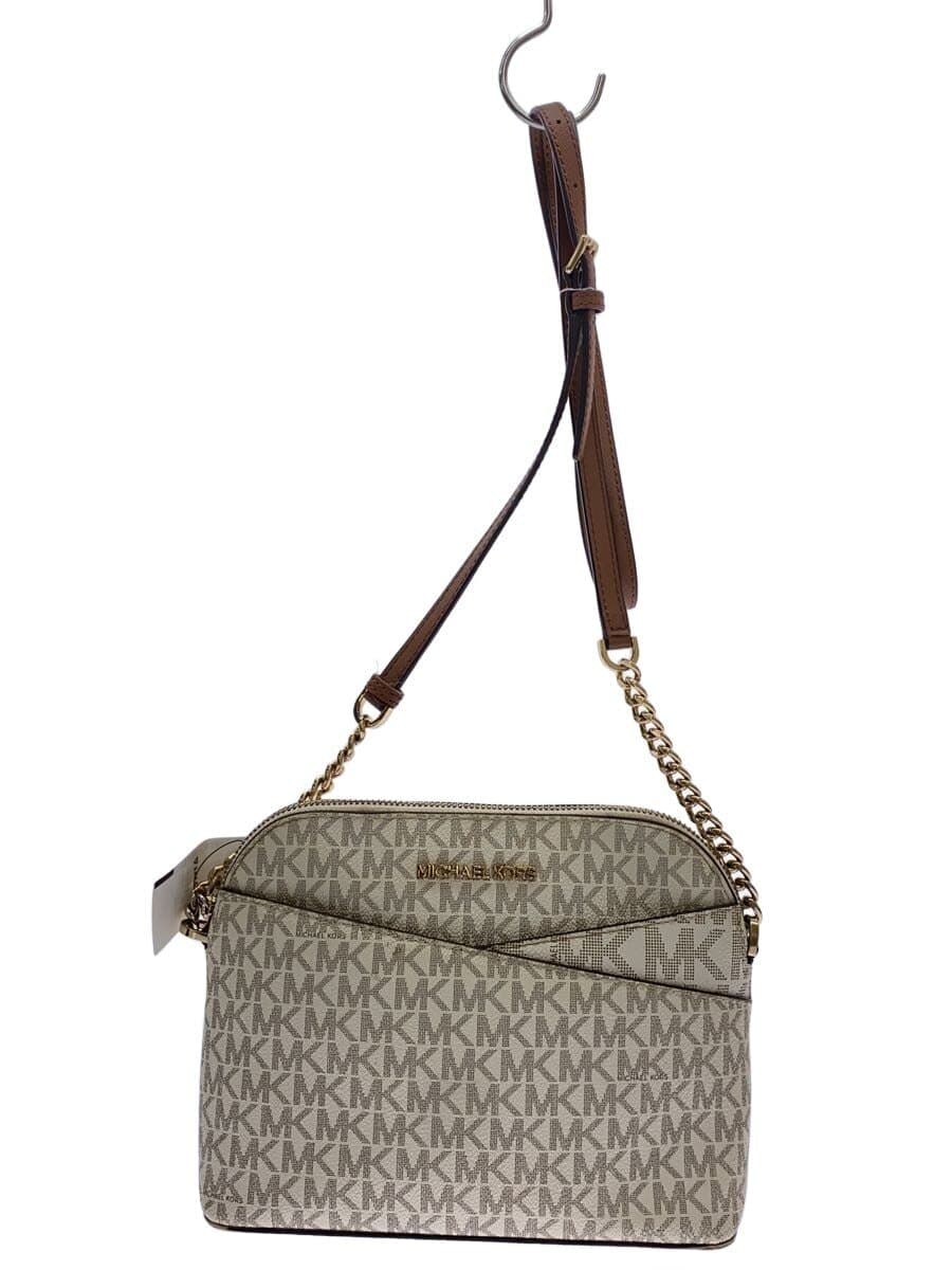 MICHAEL KORS shoulder bag -- WHT all-over pattern 35F1GTVC6B