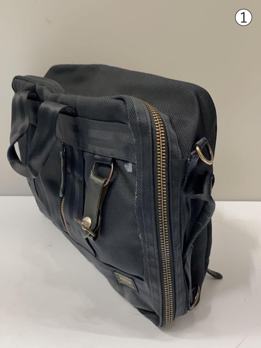 PORTER Briefcase Nylon Loop Missing Part Scuff BLK Solid 2
