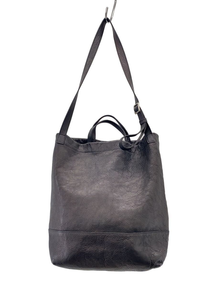 SLOW&CO Shoulder Bag Leather BLK