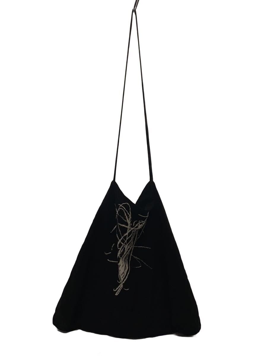 YOHJI YAMAMOTO Tote Bag Rayon Black GQ-I20-203