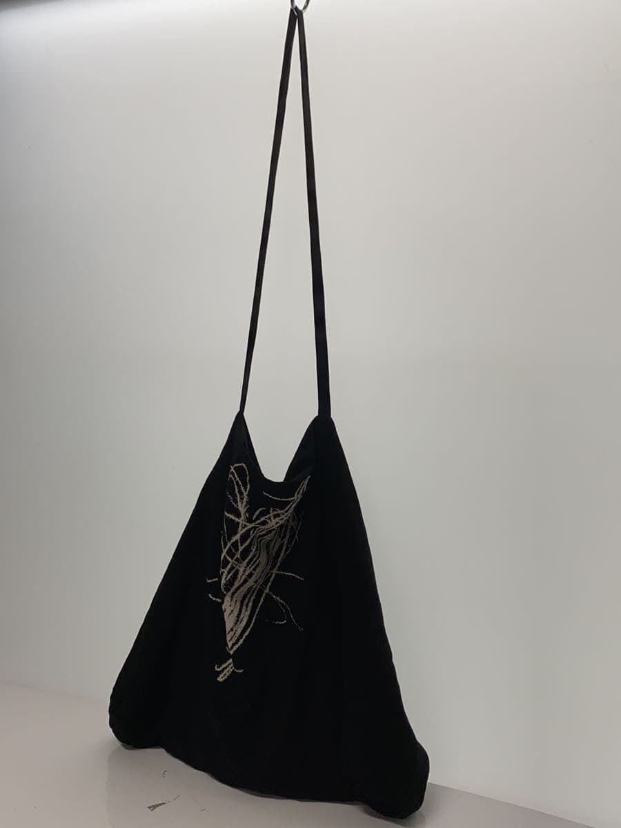 YOHJI YAMAMOTO Tote Bag Rayon Black GQ-I20-203 2