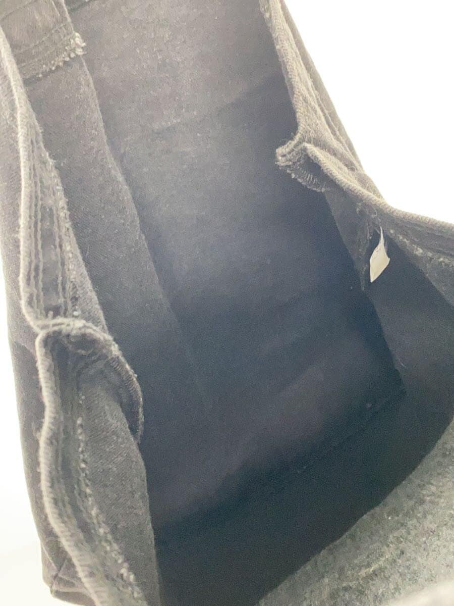 HUNTING WORLD (USA) Tote Bag Canvas Black Solid Color 6