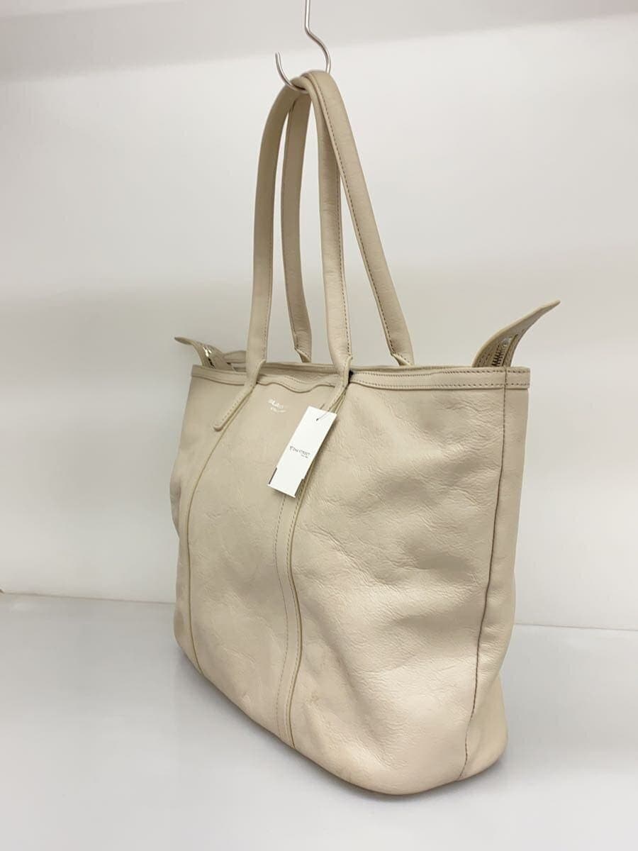 BLACK LABEL CRESTBRIDGE Tote Bag Leather GRY 2