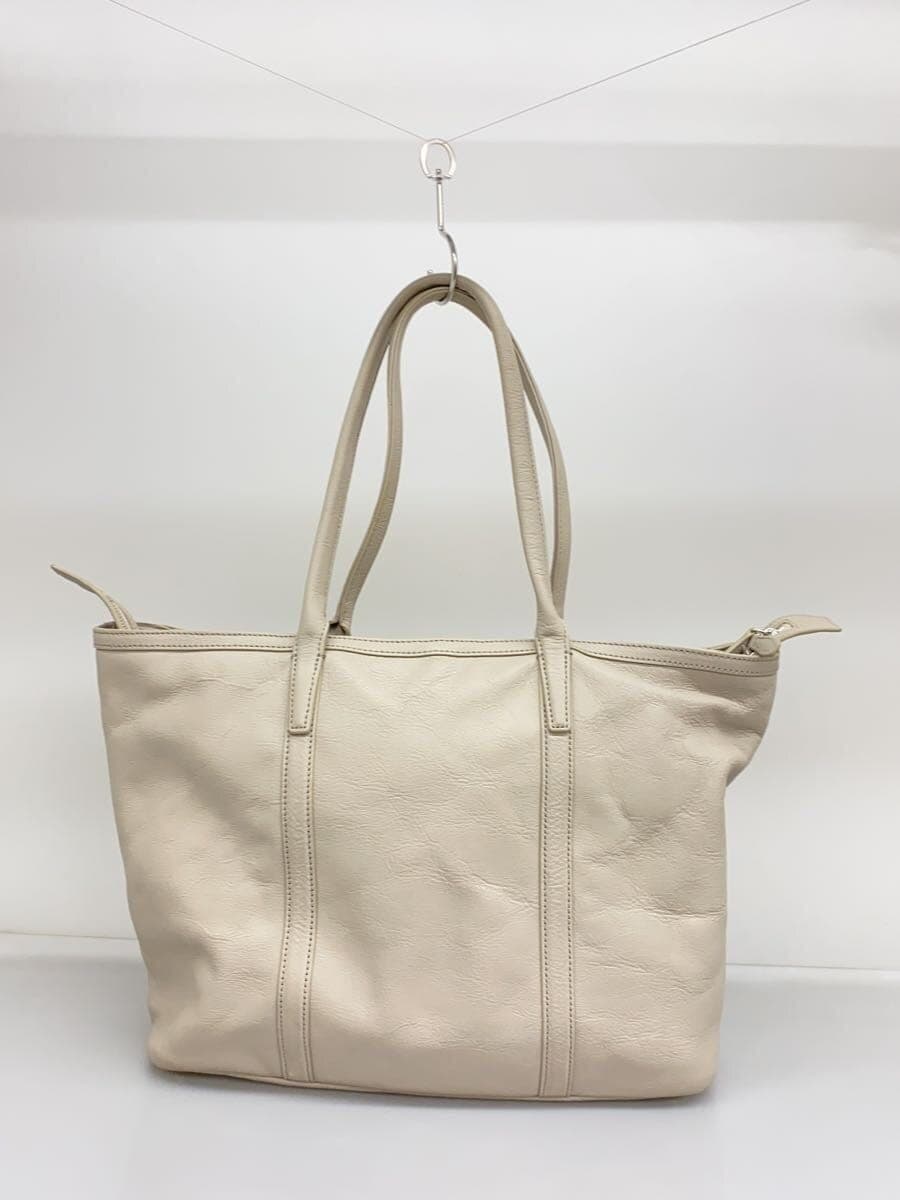 BLACK LABEL CRESTBRIDGE Tote Bag Leather GRY 3