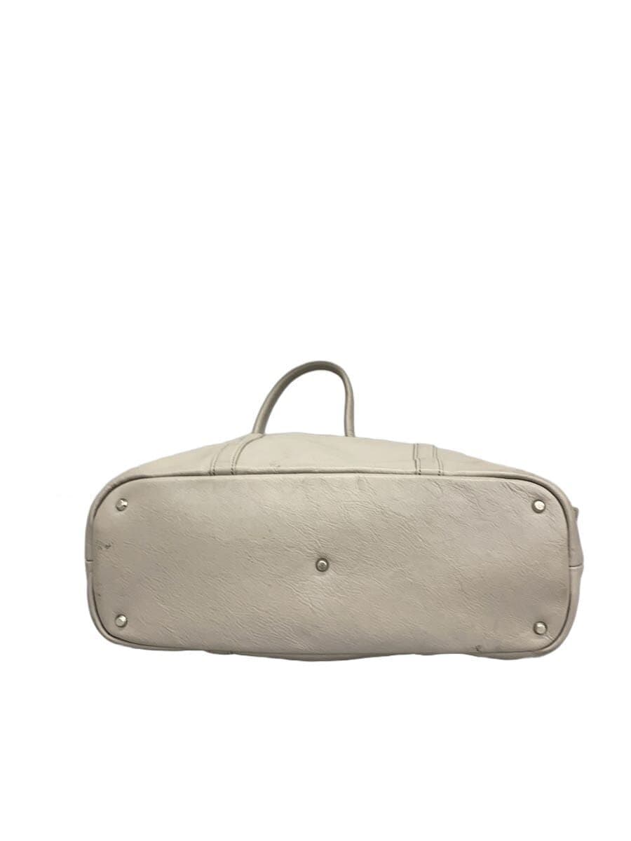 BLACK LABEL CRESTBRIDGE Tote Bag Leather GRY 4