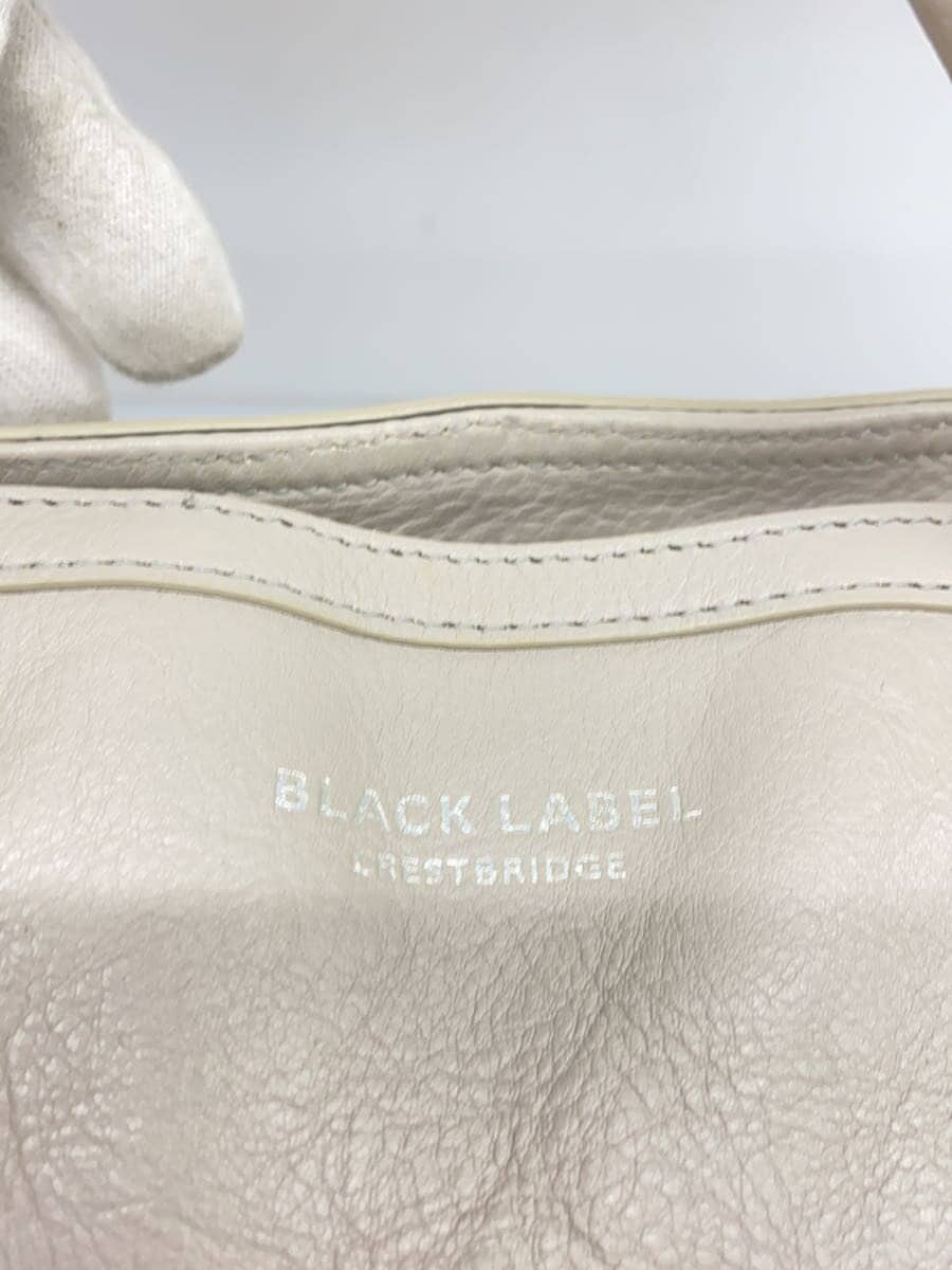 BLACK LABEL CRESTBRIDGE Tote Bag Leather GRY 5