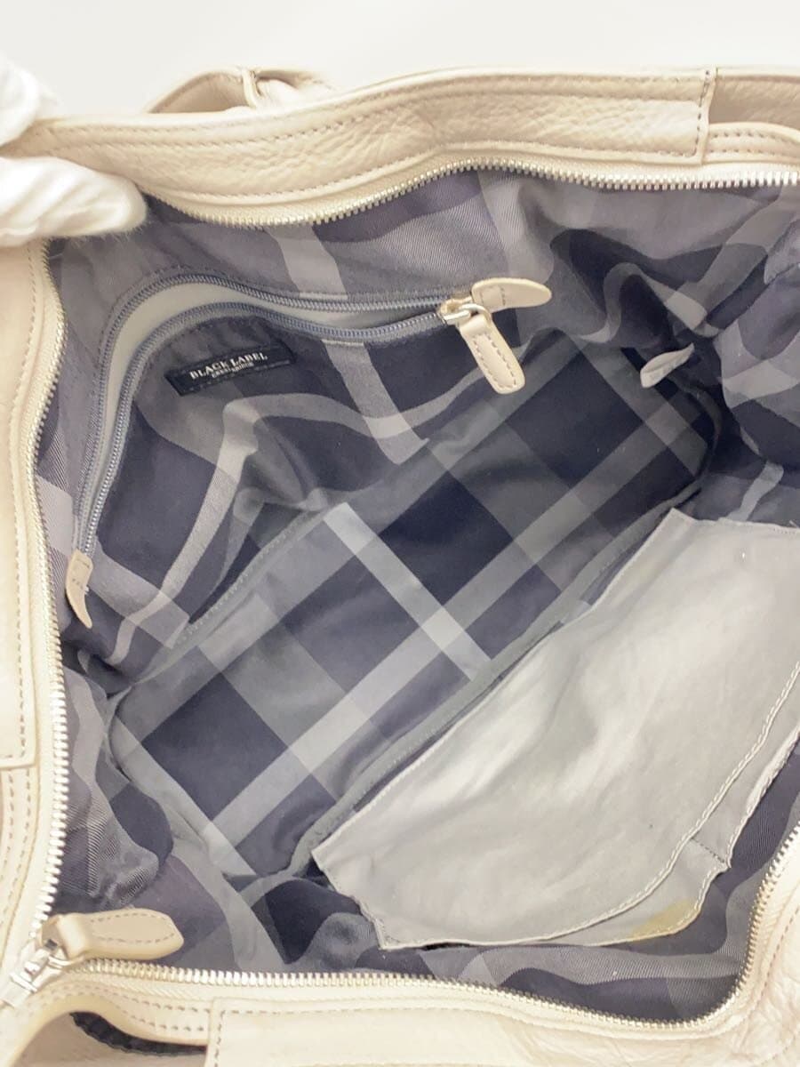 BLACK LABEL CRESTBRIDGE Tote Bag Leather GRY 6