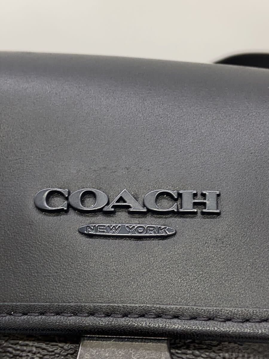 COACH Racer Phone Crossbody Bag PVC BLK CT885 5