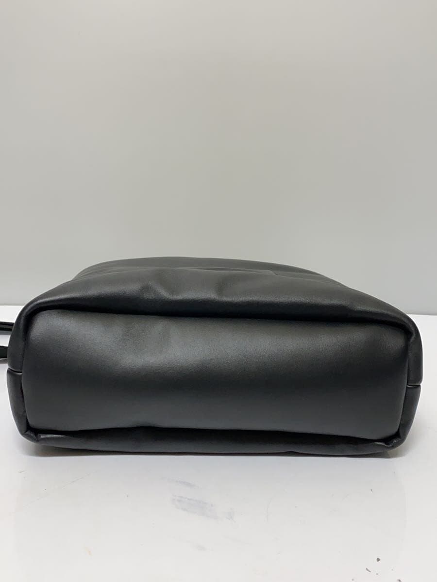 COACH Pillow Tote Bag Leather Black 4