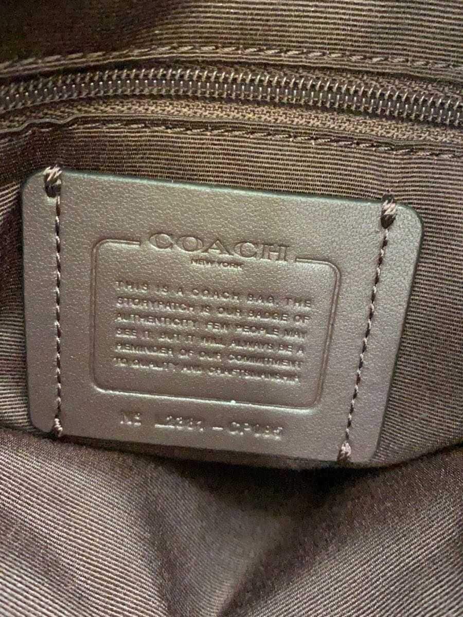 COACH Pillow Tote Bag Leather Black 6